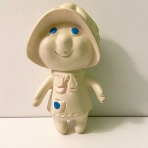 Vintage 1972 Pillsbury Dough Girl Squeezable Vinyl Doll 5.5 Inch Tall  Toy